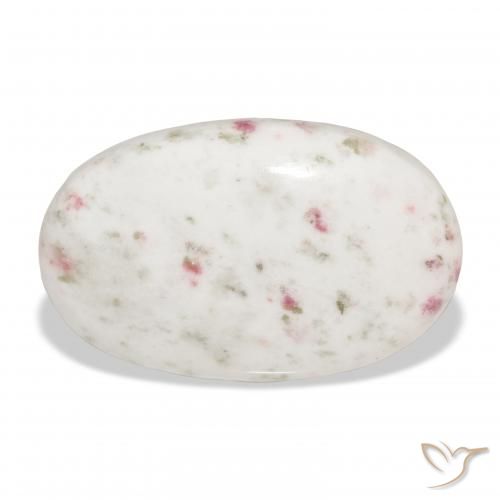 15.24ct Naturel Multicolore Cinabre, ovale, Opaque