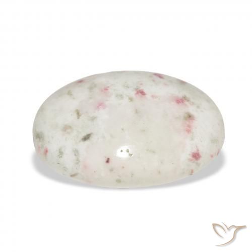 Cinabre Multicolore naturelle ovale, 14.52 ct, Opaque