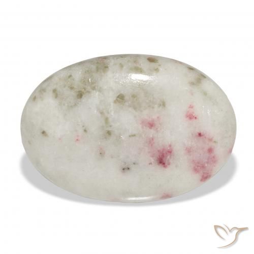 17.54ct Naturel Multicolore Cinabre, ovale, Opaque