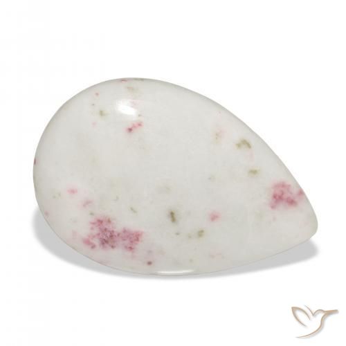 Cinabre Multicolore naturelle En forme de poire, 13.28 ct, Opaque