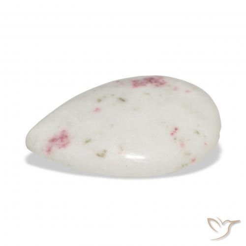 Cinabre Multicolore naturelle En forme de poire, 13.28 ct, Opaque