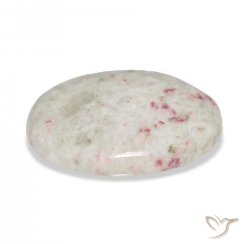 Cinabre Multicolore naturelle ovale, 22.79 ct, Opaque
