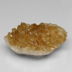 Géode de Citrine Doré brunâtre naturelle Forme fantaisie, 45.72 ct, Opaque