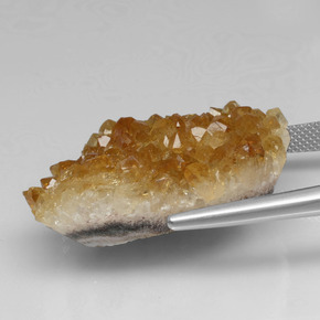 Géode de Citrine Doré brunâtre naturelle Forme fantaisie, 45.72 ct, Opaque