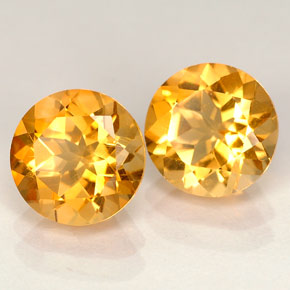 Achetez naturel ct orange citrine gems, coupe roude, en provenance brésil chez gemselect. en stock, livraison internationale!