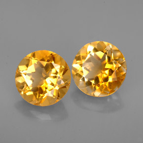 Achetez naturel ct jaune citrine gems, coupe roude, en provenance brésil chez gemselect. en stock, livraison internationale!