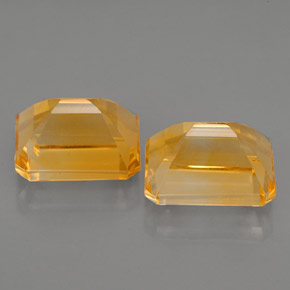 Achetez naturel ct jaune citrine gems, taille émeraude, en provenance brésil chez gemselect. en stock, livraison internationale!