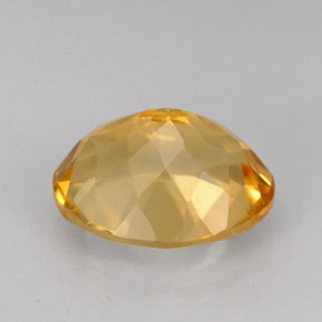 Citrine orange naturelle coupe ovale, 3,31 ct, VVS-VS
