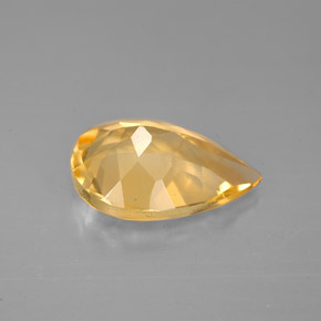 Citrine jaune naturelle en forme de poire, 2,44 ct, VVS-VS