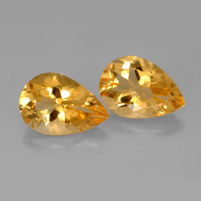 Achetez naturel ct Jaune doré Citrine gems, En forme de poire, En provenance Brésil chez GemSelect. En stock, livraison internationale!