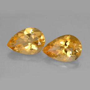 Achetez naturel ct Jaune doré Citrine gems, En forme de poire, En provenance Brésil chez GemSelect. En stock, livraison internationale!