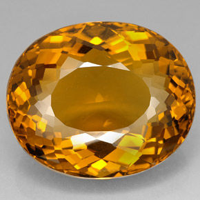 Citrine Cognac naturelle Coupe ovale, 156.40 ct, IF