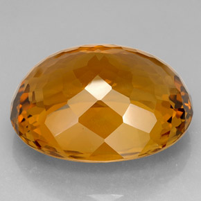 Citrine Cognac naturelle Coupe ovale, 156.40 ct, IF