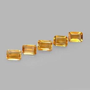 Achetez naturel ct or citrine gems, taille émeraude, en provenance brésil chez gemselect. en stock, livraison internationale!