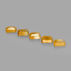 Achetez naturel ct jaune citrine gems, taille émeraude, en provenance brésil chez gemselect. en stock, livraison internationale!