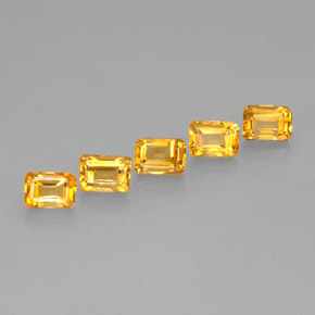 Achetez naturel ct jaune citrine gems, taille émeraude, en provenance brésil chez gemselect. en stock, livraison internationale!
