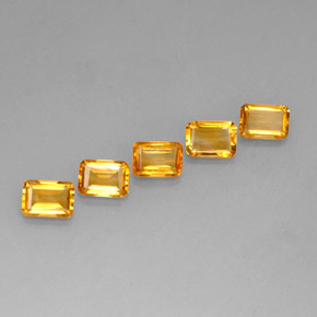 Achetez naturel ct jaune citrine gems, taille émeraude, en provenance brésil chez gemselect. en stock, livraison internationale!