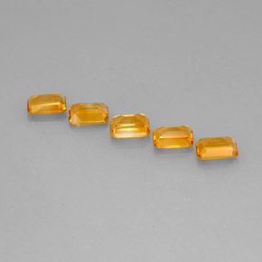Achetez naturel ct jaune citrine gems, taille émeraude, en provenance brésil chez gemselect. en stock, livraison internationale!