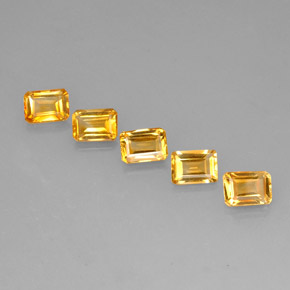Achetez naturel ct jaune citrine gems, taille émeraude, en provenance brésil chez gemselect. en stock, livraison internationale!