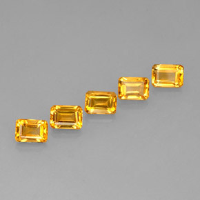 Achetez naturel ct jaune citrine gems, taille émeraude, en provenance brésil chez gemselect. en stock, livraison internationale!