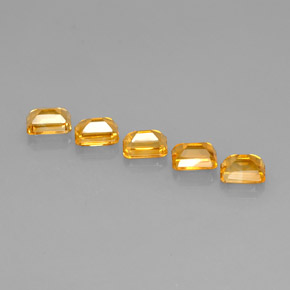 Achetez naturel ct jaune citrine gems, taille émeraude, en provenance brésil chez gemselect. en stock, livraison internationale!