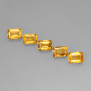 Achetez naturel ct jaune citrine gems, taille émeraude, en provenance brésil chez gemselect. en stock, livraison internationale!