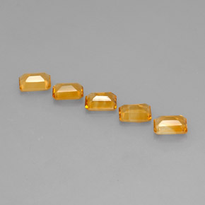 Achetez naturel ct jaune citrine gems, taille émeraude, en provenance brésil chez gemselect. en stock, livraison internationale!