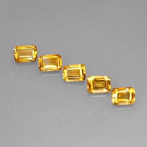 Achetez naturel ct jaune citrine gems, taille émeraude, en provenance brésil chez gemselect. en stock, livraison internationale!
