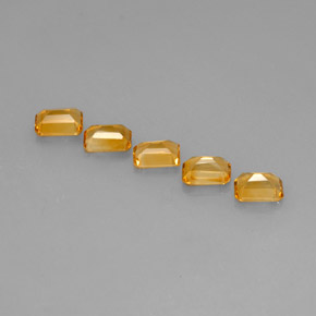 Achetez naturel ct jaune citrine gems, taille émeraude, en provenance brésil chez gemselect. en stock, livraison internationale!
