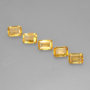 Achetez naturel ct jaune citrine gems, taille émeraude, en provenance brésil chez gemselect. en stock, livraison internationale!