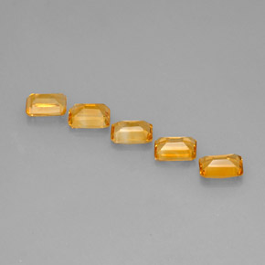 Achetez naturel ct jaune citrine gems, taille émeraude, en provenance brésil chez gemselect. en stock, livraison internationale!