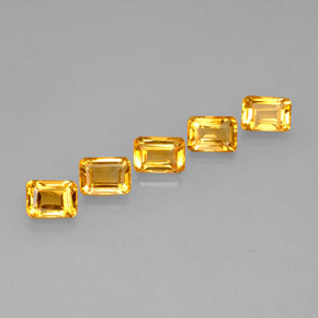 Achetez naturel ct or citrine gems, taille émeraude, en provenance brésil chez gemselect. en stock, livraison internationale!