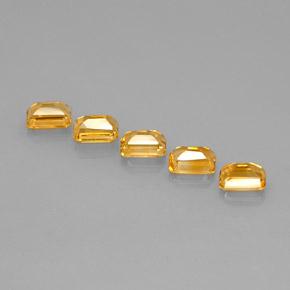 Achetez naturel 5,31ct doré citrine gems, taille émeraude, en provenance brésil chez gemselect. en stock, livraison internationale!