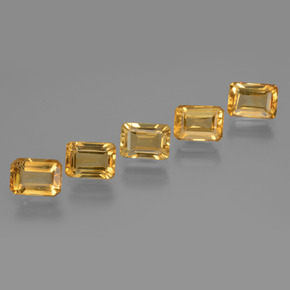 Achetez naturel ct or citrine gems, taille émeraude, en provenance brésil chez gemselect. en stock, livraison internationale!