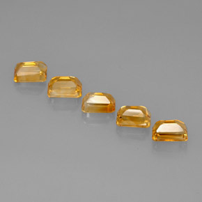 Achetez naturel ct jaune citrine gems, taille émeraude, en provenance brésil chez gemselect. en stock, livraison internationale!