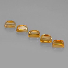 Achetez naturel ct jaune citrine gems, taille émeraude, en provenance brésil chez gemselect. en stock, livraison internationale!