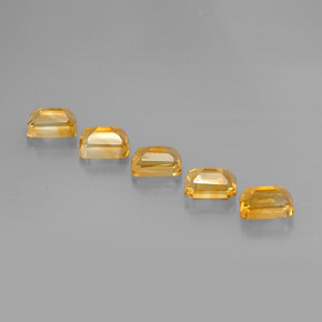 Achetez naturel 5,58ct doré citrine gems, taille émeraude, en provenance brésil chez gemselect. en stock, livraison internationale!