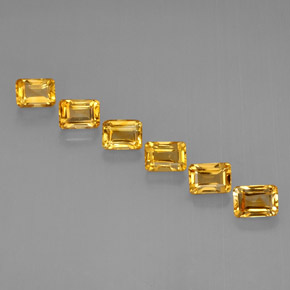 Achetez naturel ct or citrine gems, taille émeraude, en provenance madagascar chez gemselect. en stock, livraison internationale!