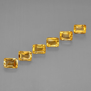 Achetez naturel ct or citrine gems, taille émeraude, en provenance madagascar chez gemselect. en stock, livraison internationale!