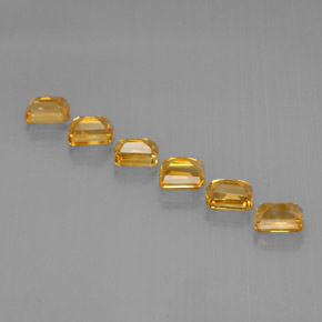 Achetez naturel ct or citrine gems, taille émeraude, en provenance madagascar chez gemselect. en stock, livraison internationale!
