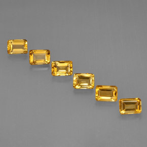 Achetez naturel ct or citrine gems, taille émeraude, en provenance madagascar chez gemselect. en stock, livraison internationale!