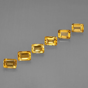 Achetez naturel ct or citrine gems, taille émeraude, en provenance madagascar chez gemselect. en stock, livraison internationale!
