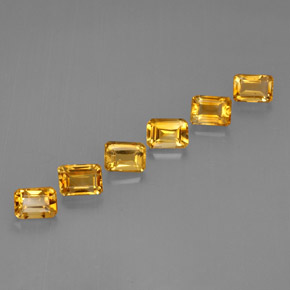 Achetez naturel ct jaune citrine gems, taille émeraude, en provenance madagascar chez gemselect. en stock, livraison internationale!