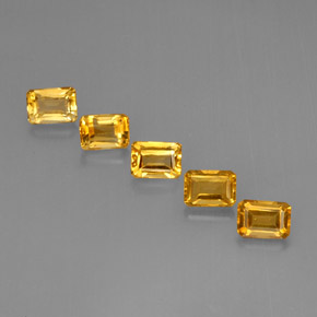 Achetez naturel ct jaune citrine gems, taille émeraude, en provenance madagascar chez gemselect. en stock, livraison internationale!