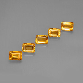 Achetez naturel ct or citrine gems, taille émeraude, en provenance madagascar chez gemselect. en stock, livraison internationale!