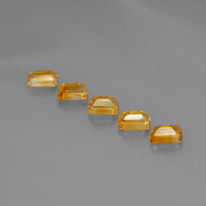 Achetez naturel ct or citrine gems, taille émeraude, en provenance madagascar chez gemselect. en stock, livraison internationale!