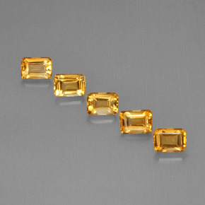 Achetez naturel ct or citrine gems, taille émeraude, en provenance madagascar chez gemselect. en stock, livraison internationale!