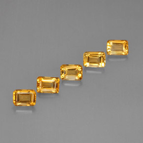 Achetez naturel ct or citrine gems, taille émeraude, en provenance madagascar chez gemselect. en stock, livraison internationale!