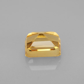 Citrine or naturelle taille émeraude, 1,91 ct, VVS-VS