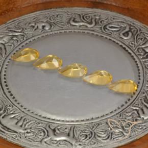 Shop natural 3.41ct Gold  Citrine gems, En forme de poire, from Brésil at GemSelect. In stock, global shipping!